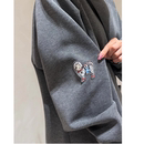 ear2025秋冬 刺绣贴标宽松卫衣 太空系列联名款