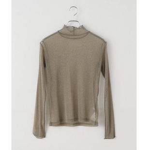 BC2025冬季 微透视亮丝氛围感高领打底衫