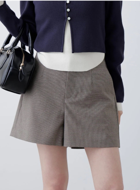 FM2026春夏 简约基础高腰百搭西装短裤