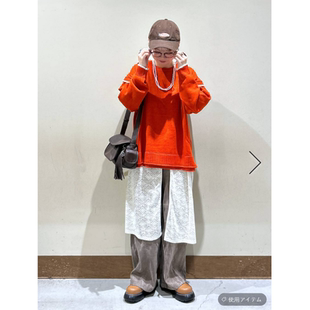 N2026春季 软毛质地线条感2way休闲直筒长裤