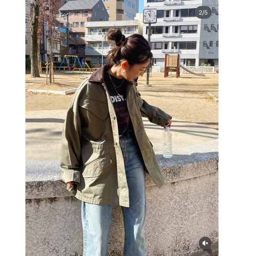 纯正！2026春季 画报款 复古PU皮拼接领帅气工装休闲风衣外套