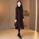 翻领高级感遮肉显瘦大衣 风衣外套女气质贵夫人长袖 春秋新款 中长款