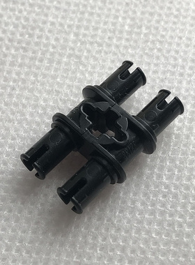 全新LEGO乐高零配件 32138 65098 两侧双栓带十字孔 4119589 黑色