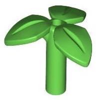 全新乐高LEGO正品 37695 三片叶子 植物 人仔手持 6235080 亮绿色