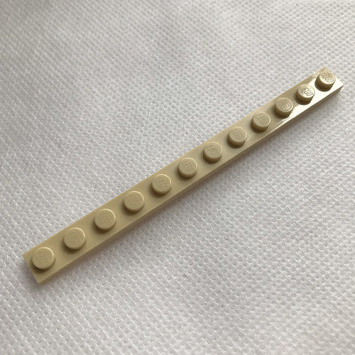 全新乐高LEGO正品零配件 60479 1x12 基础板 6156462 米色