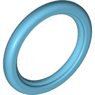 LEGO乐高 2815 30.5x3mm传动轮 轮胎 6307952 中湖蓝色 可配4185