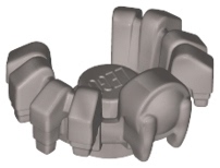 全新LEGO乐高零件 35039 动物蜘蛛 雕塑 装饰件 6208782 金属银色