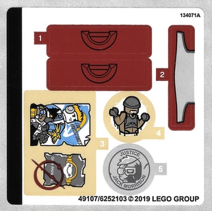 全新乐高LEGO正品贴纸 75972 守望先锋 决战多拉多 49107 6252103