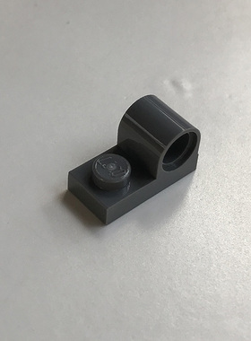 全新LEGO乐高正品零件配件MOC 11458 1x2 带1孔板 6019987 深灰色