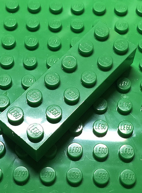 全新乐高LEGO正品零件配件 2456 44237 2x6基础砖 6102903 亮绿色