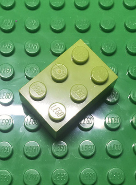 全新LEGO乐高正品零件配件MOC 3002 2x3 基础砖 4220631 浅绿色