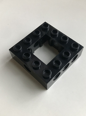 全新LEGO乐高零配件 32324  4x4 带孔框架砖小颗粒 6222427 黑色