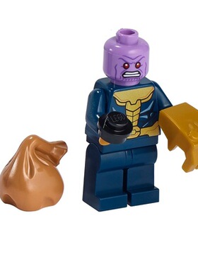 全新乐高LEGO正品人仔 超级英雄 漫威 复联 sh761 灭霸 拆自76196