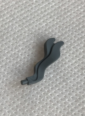 全新LEGO乐高正品零件 44740 头盔飘带 头饰 羽毛 6256824 深灰色