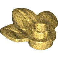 全新乐高LEGO正品零件 32607 1x1 三叶片 花 植物 6219088 珍珠金