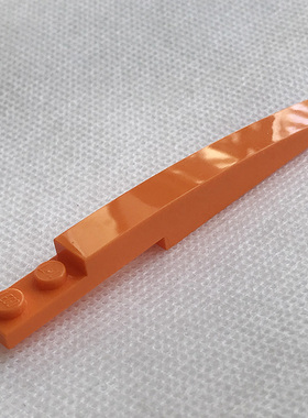 全新LEGO乐高正品零件MOC 85970 13731 10x1 弧形砖 6121293 橙色