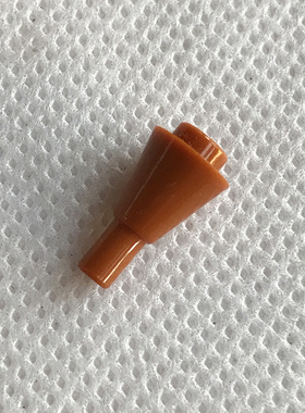 全新乐高LEGO正品零件MOC 11610 圆锥 冰淇淋筒 6134251 深橙色