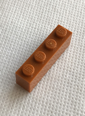 全新LEGO乐高正品零件 3010 1x4 基础砖 4164439 6223040 深橙色