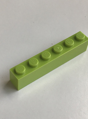 全新LEGO乐高正品零件配件MOC 3009 1x6 基础砖 4537919 浅绿色