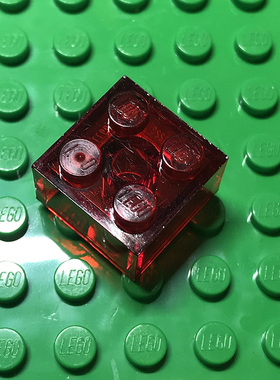 全新乐高LEGO 3003 6223 2x2 基础砖 4143335 6239416 透明红色