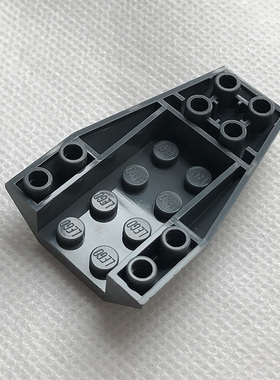 全新LEGO乐高正品配件零件 43713 4x6反向楔形件 4636417 深灰色
