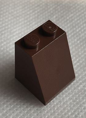 全新乐高LEGO正品零件 3678b 65° 2x2x2 斜坡面砖 4211320 棕色
