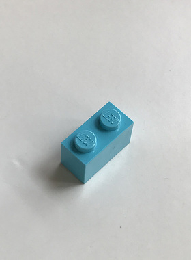 全新LEGO乐高零件 3004 1x2 基础砖 6004945 6092674 中湖蓝色