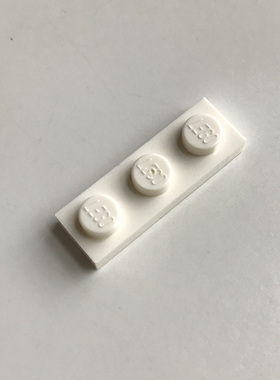 全新乐高LEGO正品配件零件 MOC 3623 1x3 基础板 362301 白色