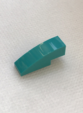 全新LEGO乐高正品零件配件MOC 50950 3x1 弧形砖 6249426 蓝绿色