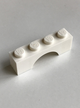全新乐高LEGO零配件正品MOC 3659 1x4 拱形砖 365901 白色