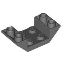 全新乐高LEGO正品零件 4871 45°4x2反向斜坡面砖 4211076 深灰色