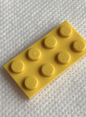 全新乐高LEGO正品零件配件MOC 3020 2x4 基础板 302024 黄色