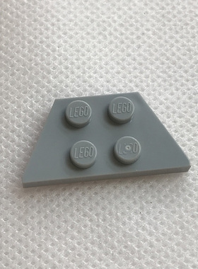 全新LEGO乐高正品零件 51739 2x4 楔形板 4252368 4507056 浅灰色