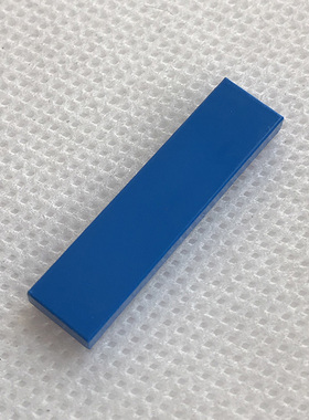 全新LEGO乐高正品零件配件MOC 2431 1x4光面板 243123 蓝色