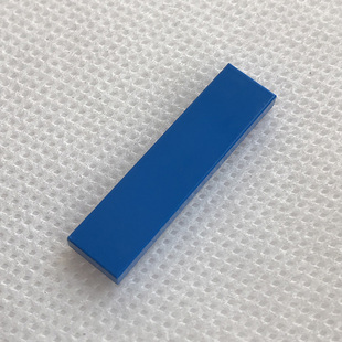 全新LEGO乐高正品零件配件MOC 2431 1x4光面板 243123 蓝色