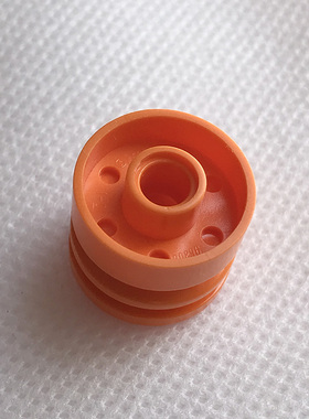 全新乐高LEGO正品零件配件MOC 55981 18x14mm 轮毂 6290448 橙色