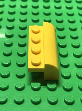 全新乐高LEGO零件 6081 2x4x1 1/3 弧形砖 4204625 6388489 黄色