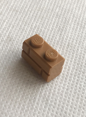 全新乐高LEGO正品零配件MOC 98283 1x2 格纹墙砖 4656783 中肉色