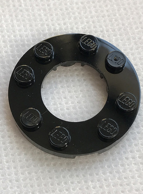 LEGO乐高 11833 28620 4x4中间带16mm孔圆板 6045912 6167800黑色