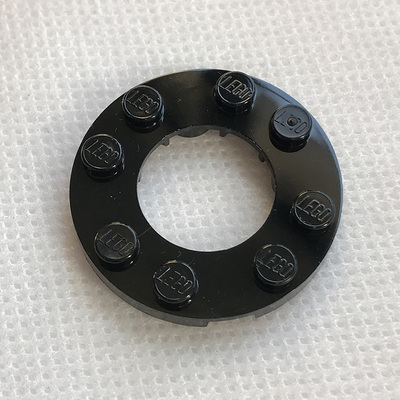 LEGO乐高 11833 28620 4x4中间带16mm孔圆板 6045912 6167800黑色
