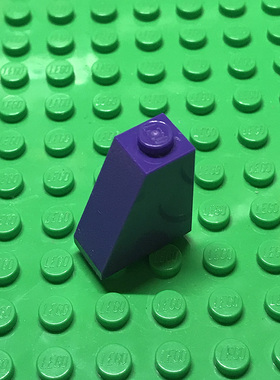 全新LEGO乐高正品零件 60481 65°2x1x2 斜坡面砖 6022070 深紫色