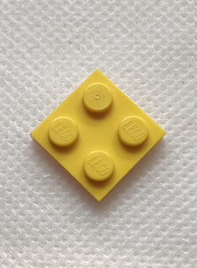 全新LEGO乐高正品零件配件MOC 3022 2x2 基础板 302224 黄色
