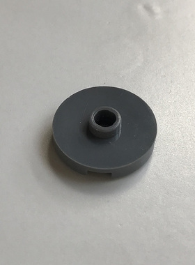 全新LEGO乐高正品 18674 2x2 中间凸点带孔圆板 6115080 深灰色