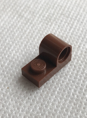 全新LEGO乐高正品零件配件MOC 11458 1x2 带1孔板 6138664 棕色