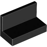 全新乐高LEGO正品零件 4865b 26169 1x2x1 墙 壁板 6146220 黑色