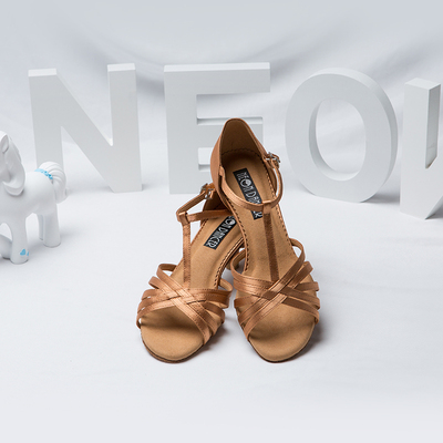 Neon Dancer 成人女拉丁舞鞋 Dasha同款T字带款舞鞋 国标舞鞋