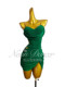 绿色吊带裙 Neon 美杜莎同款 女拉丁舞服 大露背连衣裙 Dancer