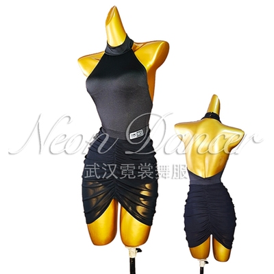 neondancer新款女星光网纱拉丁舞