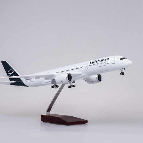 仿真客机拼装飞机模型带轮子礼物