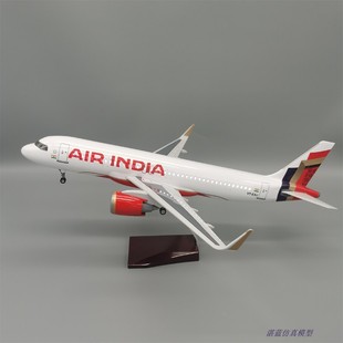 带灯仿真印度航空A320neo客机飞机模型拼装摆件礼品礼物Air India